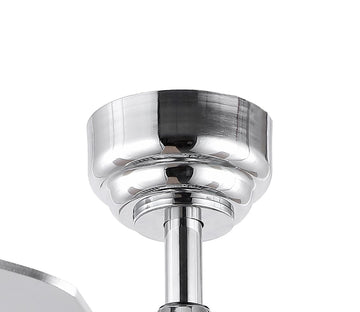 Kristie 52" Crystal/Metal Modern Glam Drum LED Ceiling Fan With Remote - JONATHAN Y